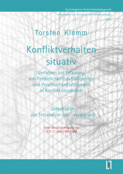 Klemm, Torsten: Konfliktverhalten situtativ - Datenblätter zur Testanalyse und Validierung - eBook